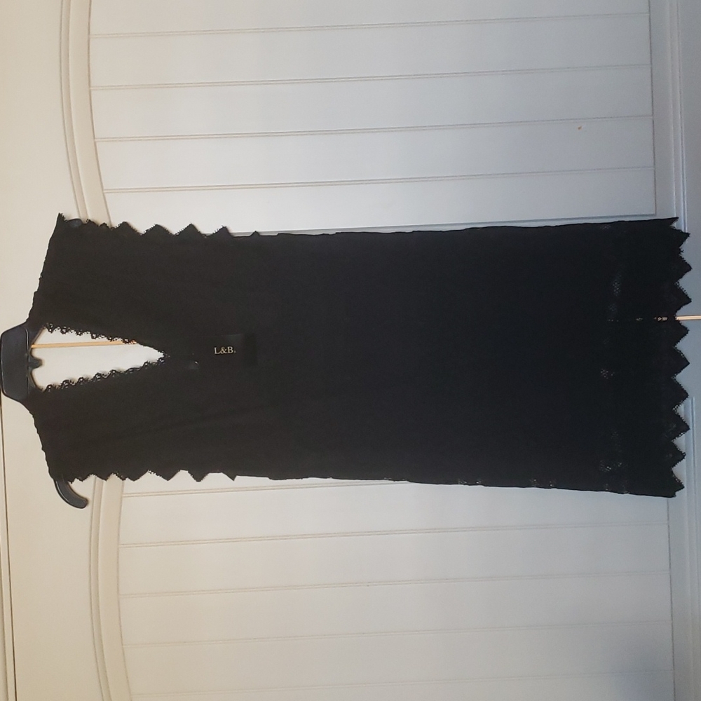 New black L & B dress